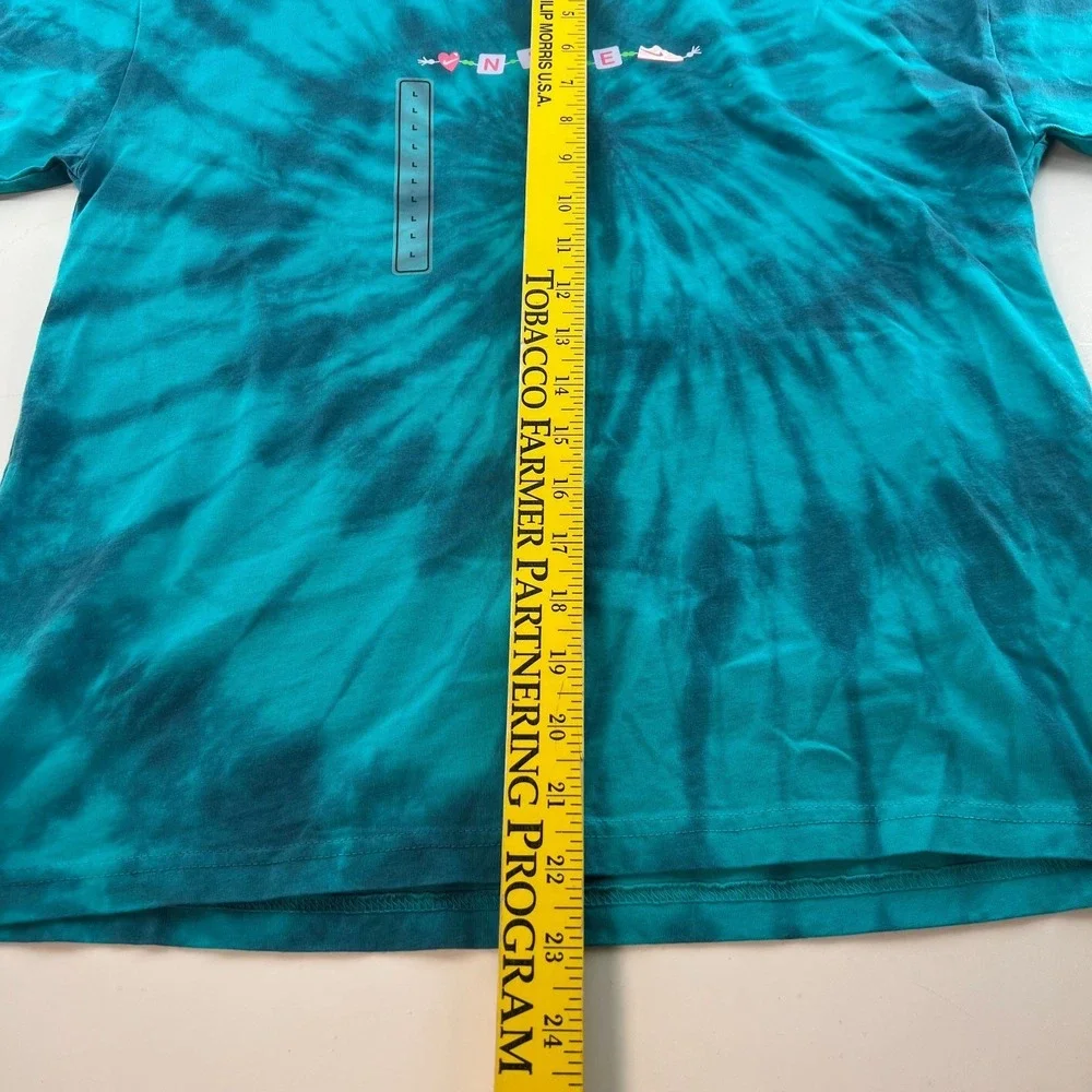 Nike Kids T-Shirt Size L Blue Short Sleeve Sport Casual Spiral Dye Loose Fit NWT